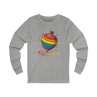 ABC Rainbow Top Cotton Jersey Long Sleeve Tee