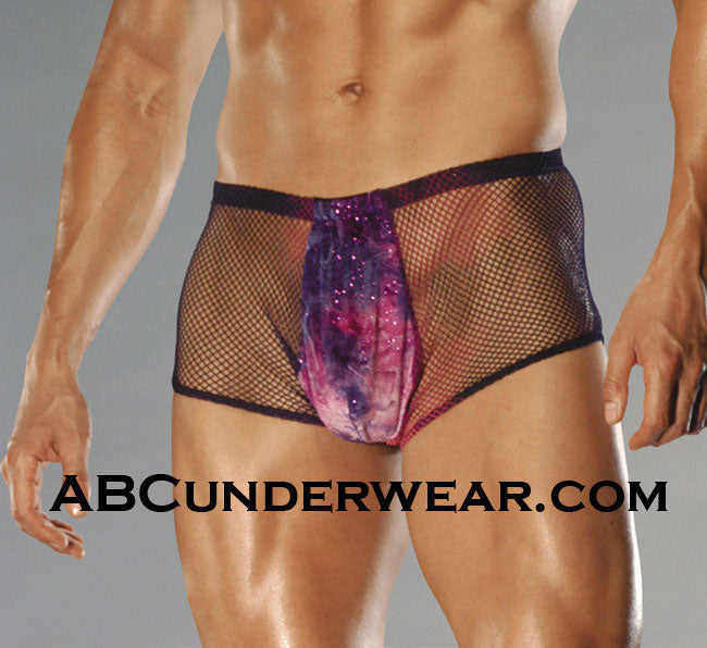 2 Tone Mesh Tie Dye Short