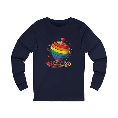 ABC Rainbow Top Cotton Jersey Long Sleeve Tee