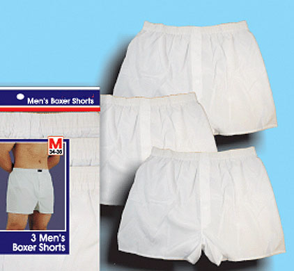3 Pack Men's Boxer Shorts