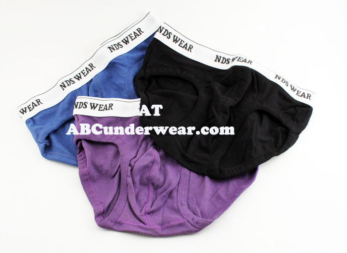 3 Pack NDS Wear Briefs Skinny Legs - Asst Colors