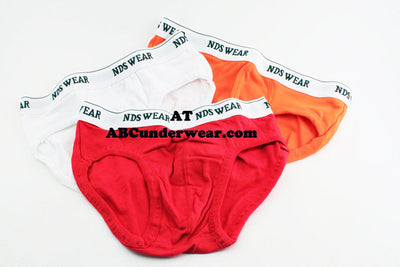 3 Pack NDS Wear Briefs Skinny Legs - Asst Colors