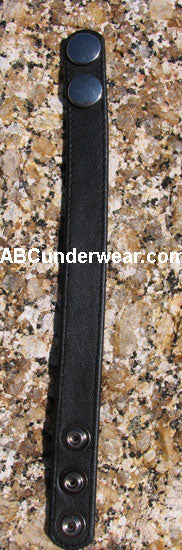 3 Snap Leather Bracelet-ABC Underwear-ABC Underwear
