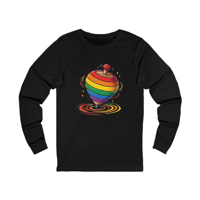 ABC Rainbow Top Cotton Jersey Long Sleeve Tee