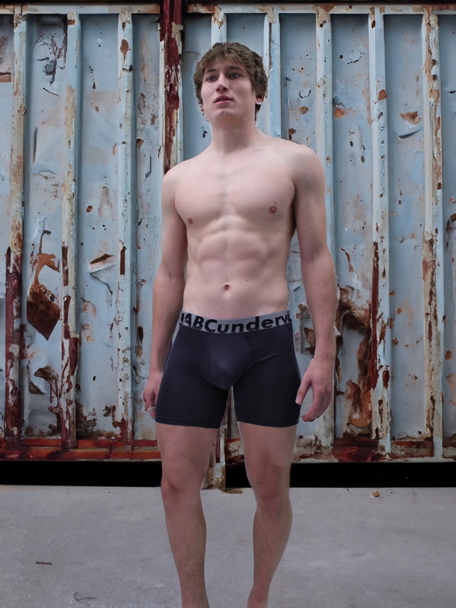 ABC Underwear Sport Mesh Boxer Brief 2 Pack w/ Fly Front for Men