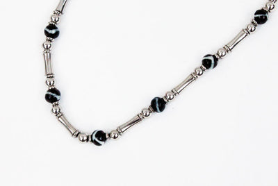 Ancient Tribal Bone Necklace Modern Male Jewelry