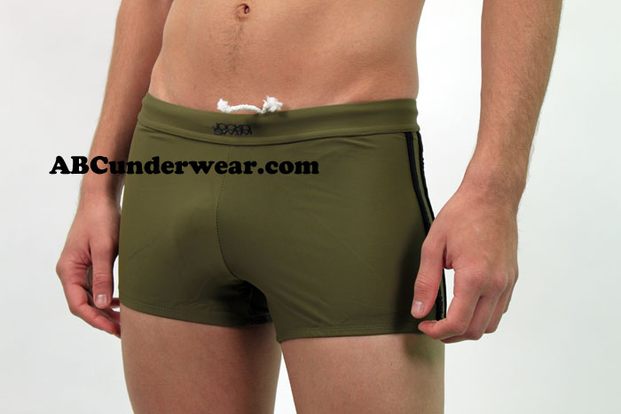 Andrew Double Stripe Mens Swimwear -Closeout