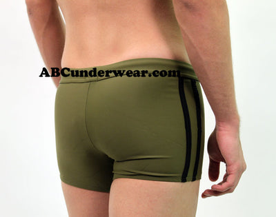 Andrew Double Stripe Mens Swimwear -Closeout