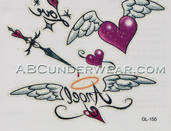 Angel Love Temporary Tattoos