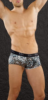 Aqua Leopard Print Boxer Brief-Zakk-ABC Underwear