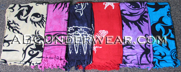 Aquatic Theme Sarong - Men - Women