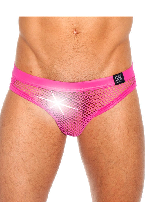 Beyond doubt Stretch Mesh Net Brief Underwear Clearance