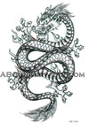 Black Dragon Temporary Tattoo-ABCunderwear.com-ABC Underwear
