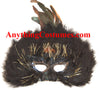 Black Feather Mask with Tinsels-ABCunderwear.com-ABC Underwear