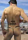 Black Men's Chain Back Thong: A Stylish and Contemporary Addition to Your Wardrobe-nds wear-ABC Underwear