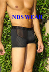 Black Mesh Short - Clearance-nds wear-ABC Underwear