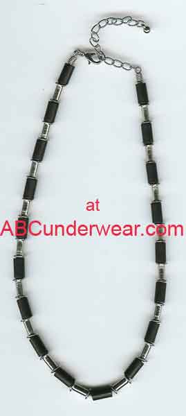 Black & Metal Necklace
