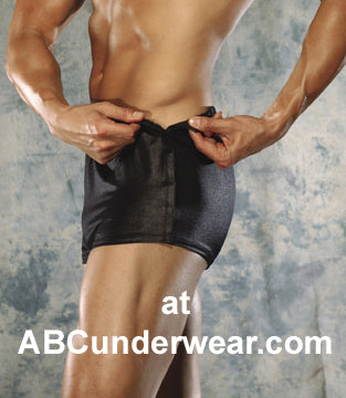 Black Rip Off Shorts-Male Power-ABC Underwear