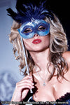 Blue Feather Eye Mask-ABCunderwear.com-ABC Underwear