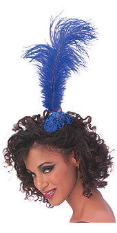 Blue Feather Tiara