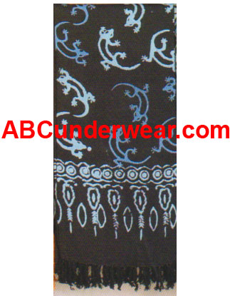 Blue Gecko Sarong