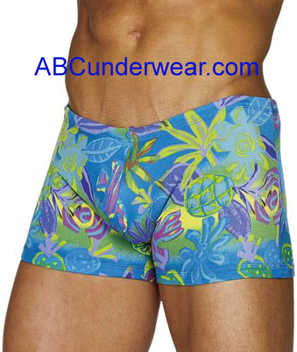 Blue Tahitian Swim Short