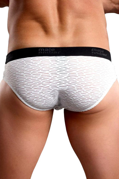 Brazilian Artigo Low-Rise Bikini Brief Underwear - White -Clearance-Male Power-ABC Underwear