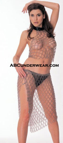 CHAIN MAIL LONG SKIRT