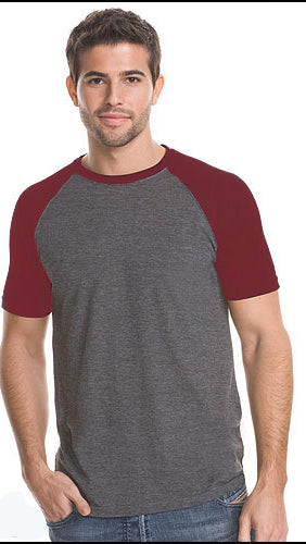 COTTON SHEER CREW NECK SHORT SLEEVE RAGLAN - Closoeut