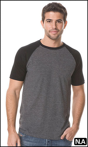 COTTON SHEER CREW NECK SHORT SLEEVE RAGLAN - Closoeut