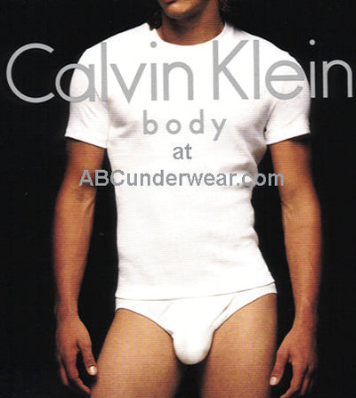 Calvin Klein Crew Neck T-Shirt 3 Pack Clearance White-calvin klien-ABC Underwear