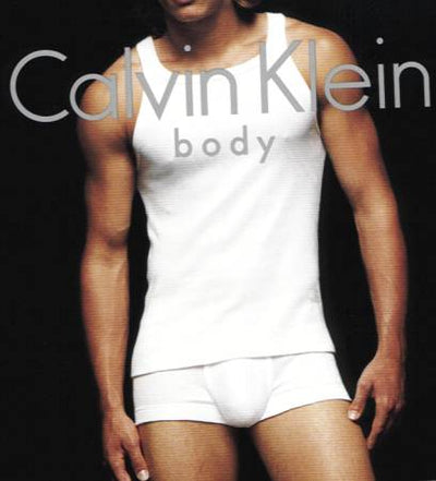 Calvin Klein White Body Tank Top - Closeout-calvin klien-ABC Underwear