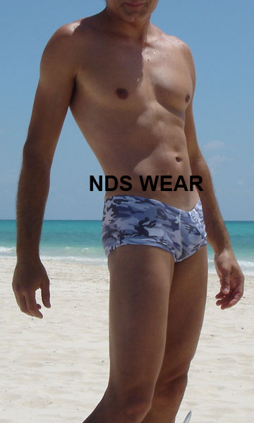 Camouflage Grey Lowrise Swimsuit-nds wear-ABC Underwear