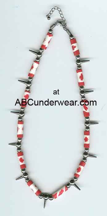 Canadian Flag Necklace