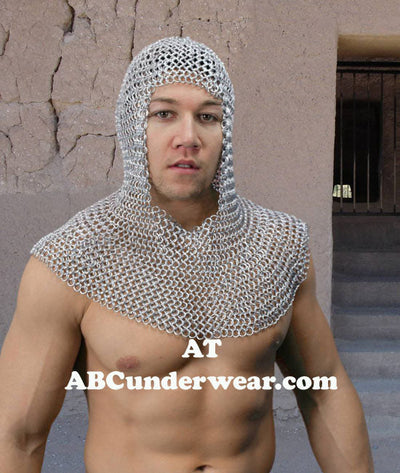 Chain mail Shirt and Headpiece-ABCunderwear.com-ABC Underwear