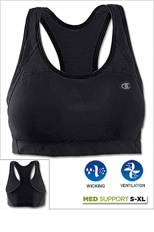 Champion Cotton Racerback Fitness Sports Bra