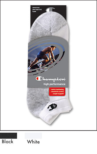 Champion Men's High Performance Low Cut 3pk