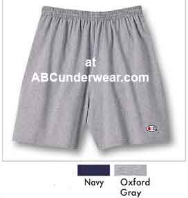 Champion Mens Short Men's Cotton Jersey Shorts 6" - Small Clearance