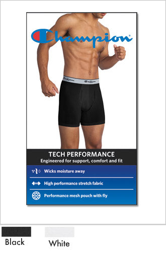 Champion Men's Tech Performance Boxer Brief Underwear