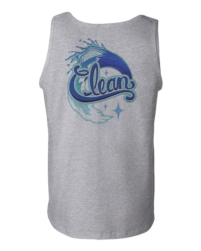 Clean Men's Sexy Graphic Back-Print Tank Top