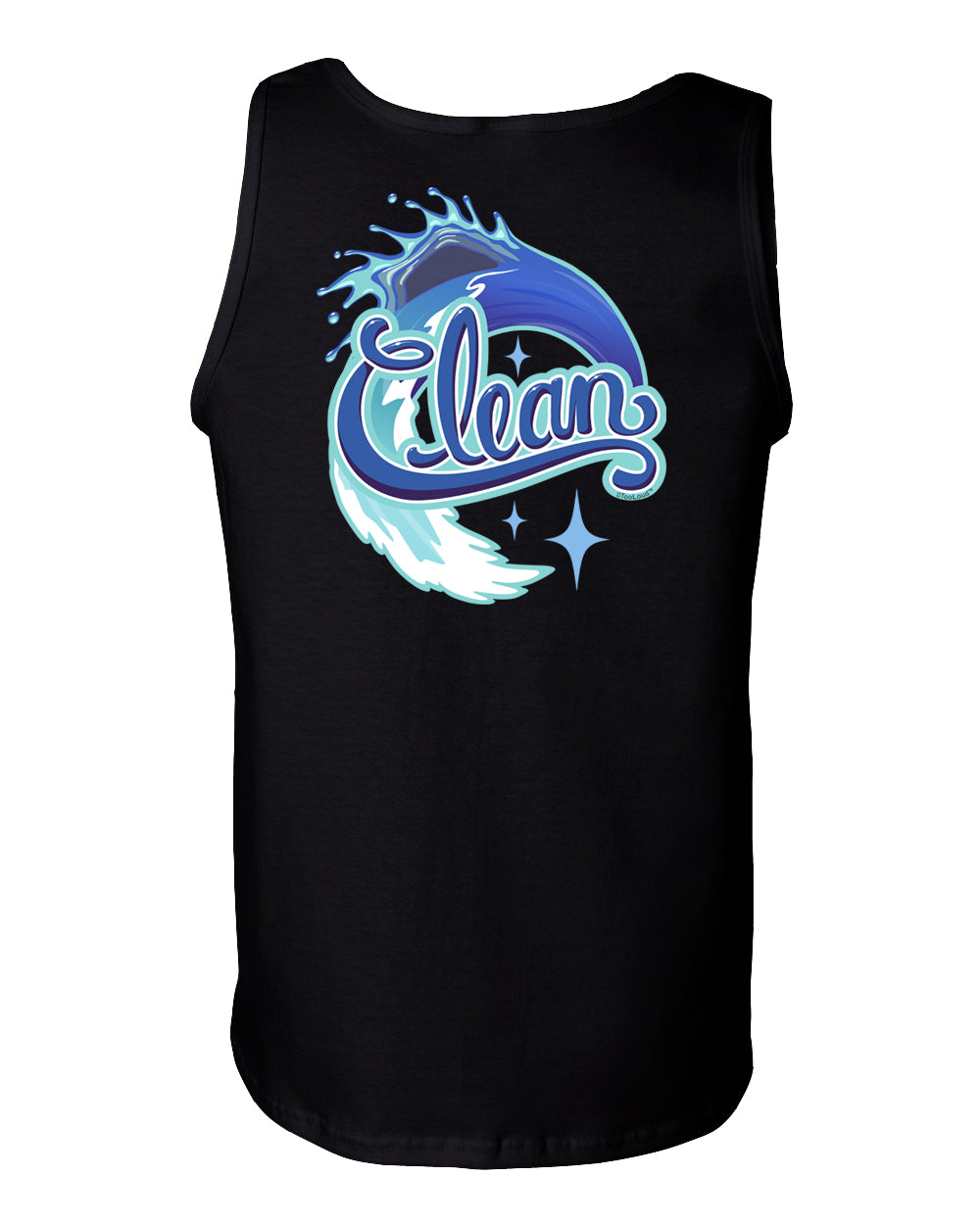 Clean Men's Sexy Graphic Back-Print Tank Top