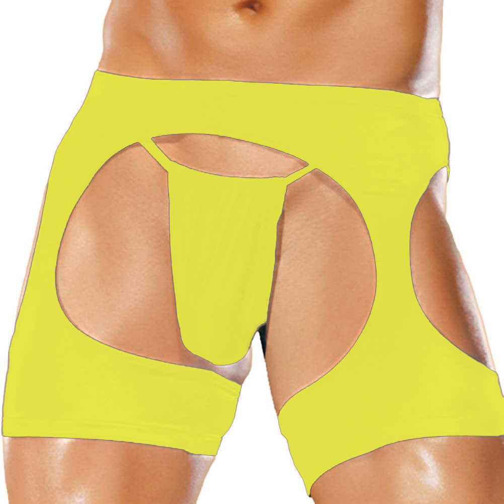 Clearance Sale: High-Quality Men's Short Chaps with G-string