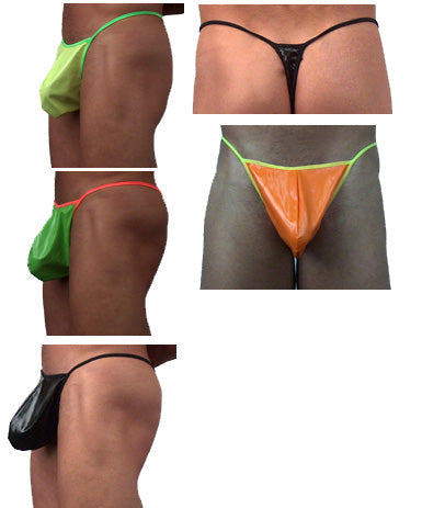Clearance Sale: Stylish Men's Neon Patent Micro Thong-Male Power-ABC Underwear