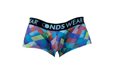 Contemporary Diamond-Patterned Men's Boxer Briefs-NDS Wear-ABC Underwear
