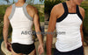 Contrast Square Cut Tank Top 2 Pack Mens - Clearance-Pride USA-ABC Underwear