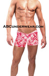 Coral Floral Wonder Short Swimsuit clearance-Male Power-ABC Underwear