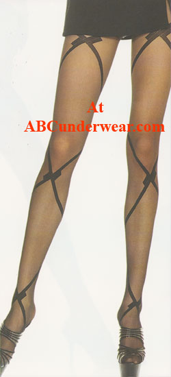 Criss Cross Pantyhose