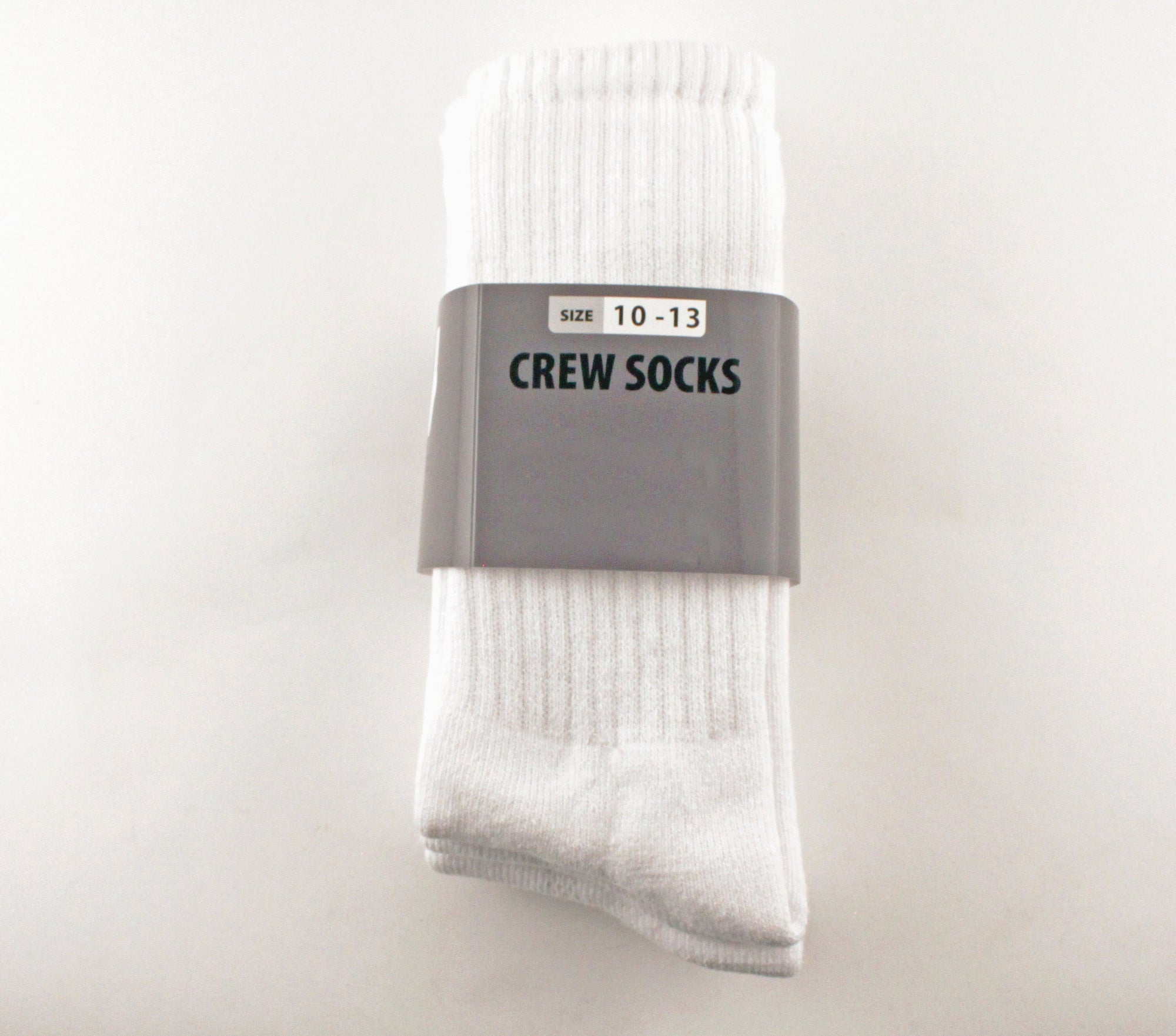 Custom Personalized Image and Text Crew Socks Size 10-13