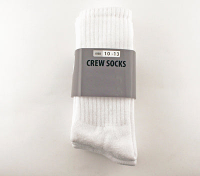 Custom Personalized Image and Text Crew Socks Size 10-13