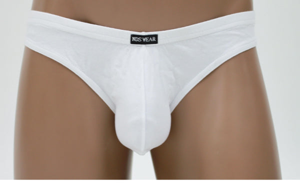 Mens Cotton Pouch Trunk Underwear - White - ABC Underwear